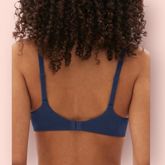 Gap Body Womens Everyday Essentials T-Shirt Bra Navy Blue Underwire 36DD NWT $42 - Picture 5 of 8